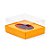 Caixa Ovo de Colher - Meio Ovo de 250g - 15cm x 13cm x 6,5cm - Laranja - 5 Unidades - Assk - Rizzo - Imagem 1