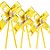 Laço Fácil Vida de Coelho Amarelo - 10 unidades - Cromus Páscoa - Rizzo Embalagens - Imagem 1