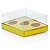 Caixa Ovo de Colher Triplo - Meio Ovo de 50g a 80g - Metalizado Ouro - 20,5x17x6,5cm - 5 un - Assk Rizzo Embalagens - Imagem 1