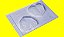 Forma de Acetato Coração Diamond 200g Ref 01 - Porto Formas - Rizzo Embalagens - Imagem 1