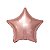 Balão de Festa Metalizado 20" 50cm - Estrela Rose Gold - 01 Unidade - Flexmetal - Rizzo Embalagens - Imagem 1