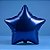 Balão de Festa Metalizado 20" 50cm - Estrela Azul Marinho - 01 Unidade - Flexmetal - Rizzo Balões - Imagem 1