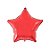 Balão de Festa Metalizado 20" 50cm - Estrela Vermelho - 01 Unidade - Flexmetal - Rizzo Embalagens - Imagem 1