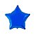 Balão de Festa Metalizado 20" 50cm - Estrela Azul - 01 Unidade - Flexmetal - Rizzo Embalagens - Imagem 1