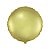 Balão de Festa Metalizado 20" 50cm - Redondo Ouro Pastel - 01 Unidade - Flexmetal - Rizzo Balões - Imagem 1