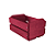 Caixote de Madeira Vermelho 11,5x8,5x6,5cm - 01 Unidade - Rizzo - Imagem 1