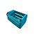 Caixote de Madeira Azul 11,5x8,5x6,5cm - 01 Unidade - Rizzo - Imagem 1