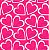 Saco Presente 30x44 - Corações Pink - 50 unidades - Regina - Rizzo Embalagens - Imagem 1