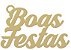 Tag de Decoração Boas Festas - Dourado - Sonho Fino - Rizzo Embalagens - Imagem 1