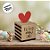 Caixa Pop Up Kraft Feito com Amor P 7x7x7cm - 10 unidades - Cromus Páscoa - Rizzo Embalagens - Imagem 1