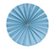 Leque Decorativo de Papel Azul 30cm - 02 unidades - Cromus - Rizzo Festas - Imagem 1