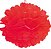 Pom Pom Vermelho - 30cm - 2 unidades - Cromus - Rizzo Festas - Imagem 1