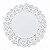 Fundo Rendado de Papel Redondo Branco 11,4cm - 24 un - Rizzo - Imagem 3