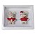 Caixa Urso P - 2 cavidades - Branca - 5 Unidades - Crystal - Rizzo - Imagem 1