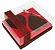 Caixa 2 Corações de Colher de 250g - Classic Coração Red Love Cód 1403 - 05 unidades - Ideia Embalagens - Rizzo - Imagem 1