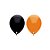 Balão de Festa Látex - Sortido Preto Laranja - Sensacional - Rizzo Embalagens - Imagem 1