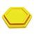 Bandeja Sextavada Amarelo Neon - 01 unidade - Só Boleiras - Rizzo Embalagens - Imagem 1