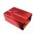 Kit Caixa Rígida Retangular Vermelho com Laço - 03 Unidades - Rizzo - Imagem 2