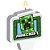Vela Plana Adesivada Minecraft 01 Unidade - Regina - Rizzo Festas - Imagem 1