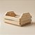 Caixote de Madeira Crú 16x12x6cm - 01 Unidade - Rizzo - Imagem 1