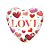 Balão de Festa Microfoil 18" - Coração Love Corações - 01 Unidade - Qualatex - Rizzo Balões - Imagem 1