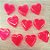 Coração de Acrílico Rosa Pequeno 5cm x 5cm x 2cm - 10 unidades - Rizzo - Imagem 3