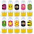Mini Tubete Lembrancinha Festa Neon - 8cm - 20 unidades - Amarelo -  Rizzo Embalagens e Festas - Imagem 1
