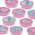 Latinha Lembrancinha Festa Sereia - 8cm - 20 unidades - Rosa -  Rizzo Embalagens e Festas - Imagem 1