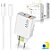 Carregador de Celular Turbo 45W PD USB com Cabo Lightning 1M Lehmox - Imagem 1