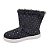 Bota infantil Menina Molekinha Com Pelinho- Preto - Imagem 3