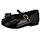 Sapatilha Infantil Menina Molekinha Verniz Premium Gliter- Preto - Imagem 3