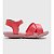 Sandália Infantil Menina Molekinha Verniz Coral Elegance - Imagem 4