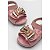 Sandália Infantil Menina Molekinha Laço Coroa- Rosa - Imagem 2