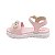 Sandália Infantil Menina Molekinha -Rosa - Imagem 4