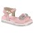 Sandália Infantil Menina Molekinha -Rosa - Imagem 1