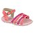 Sandália Infantil Menina Molekinha Coral Elegance- Pink - Imagem 1