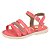 Sandália Infantil Menina Molekinha Verniz Coral Elegance - Imagem 3