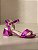 Sandália Infantil Menina Molekinha Com Salto- Pink - Imagem 6