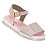 Sandália Infantil Menina Molekinha- Rosa Holográfico/ Rosa - Imagem 3