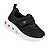 Tênis Infantil Menina Molekinha Nylon Led-Preto - Imagem 3