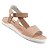 Sandália Feminina Comfortflex Gorgurão Italy- Avelã - Imagem 2