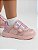 Tênis Infantil Menina Molekinha Velcro Holográfico- Rosa - Imagem 2