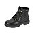 Bota Coturno Molekinha Napa Strech Berlim-Preto/Preto - Imagem 3
