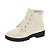 Bota Coturno Infantil Menina Molekinha- Branco OFF - Imagem 3