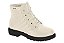 Bota Coturno Infantil Menina Molekinha- Branco OFF - Imagem 4