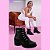 Bota Coturno Feminino de Couro Comfortflex- Preto - Imagem 3