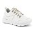Tênis Feminino Comfortflex Walk- Branco/Ouro - Imagem 1