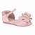 Sandália Infantil Menina Molekinha Verniz Cacharel Soft- Rosa - Imagem 1