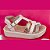 Sandália Infantil Menina Molekinha Premium- Branco OFF/Dourado - Imagem 4