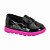 Mocassim Loafer Infantil Menina Molekinha Baby Verniz Premium- Preto/Pink - Imagem 1